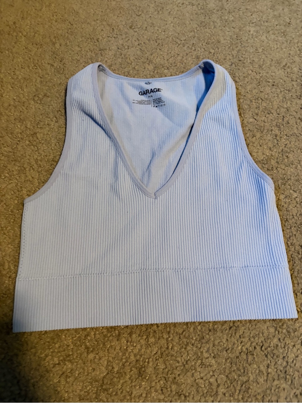 4 Women's Ribbed Tank Top - Picture 2 of 4